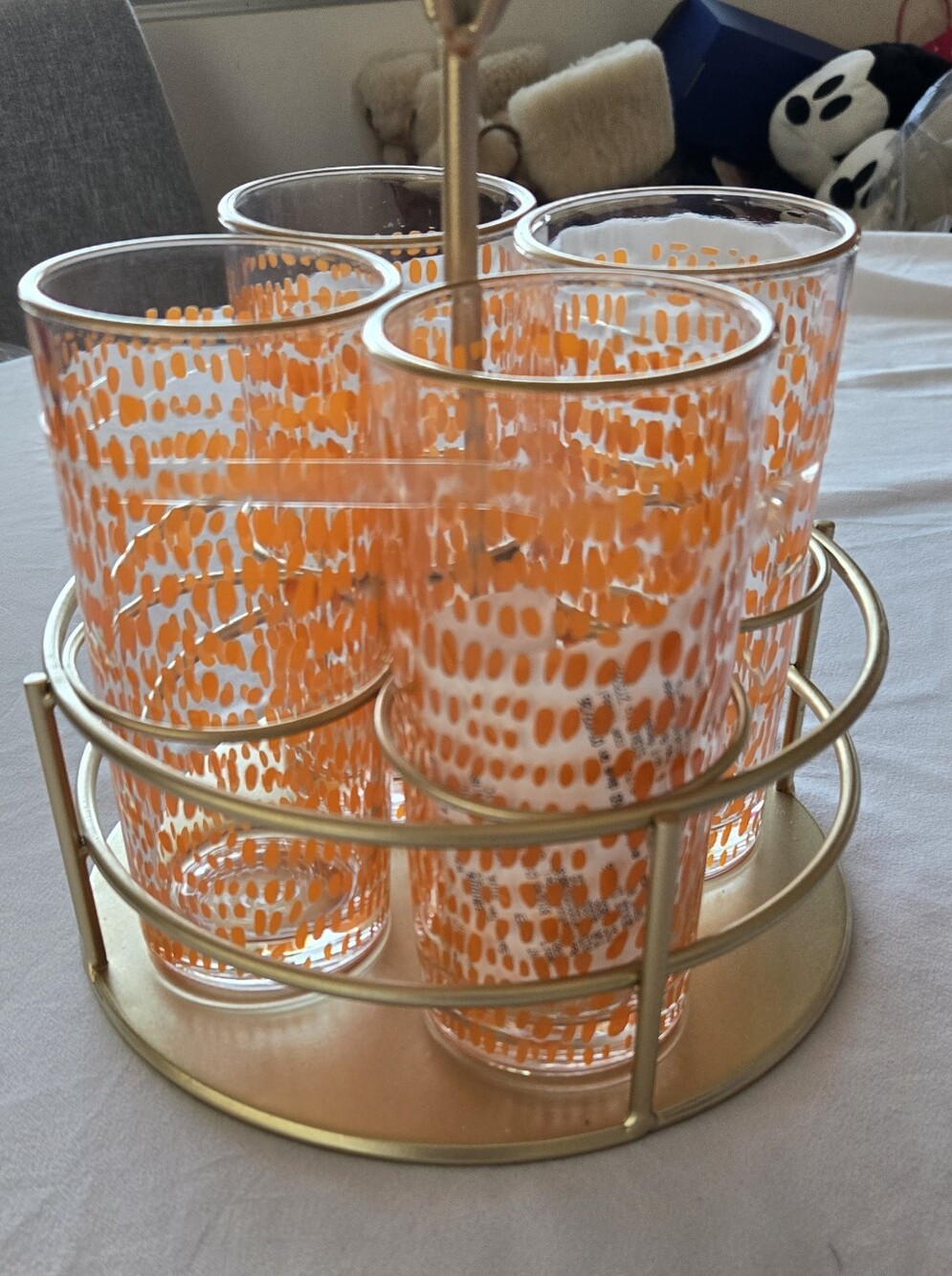 HOTHOUSE GLASSES WITH STAND 12oz. Drinking Glasses with Stand, 4ct - Picture 2 of 3